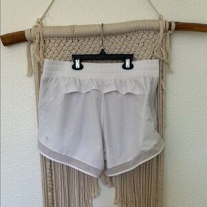 Athleta small Women's White Shorts liner